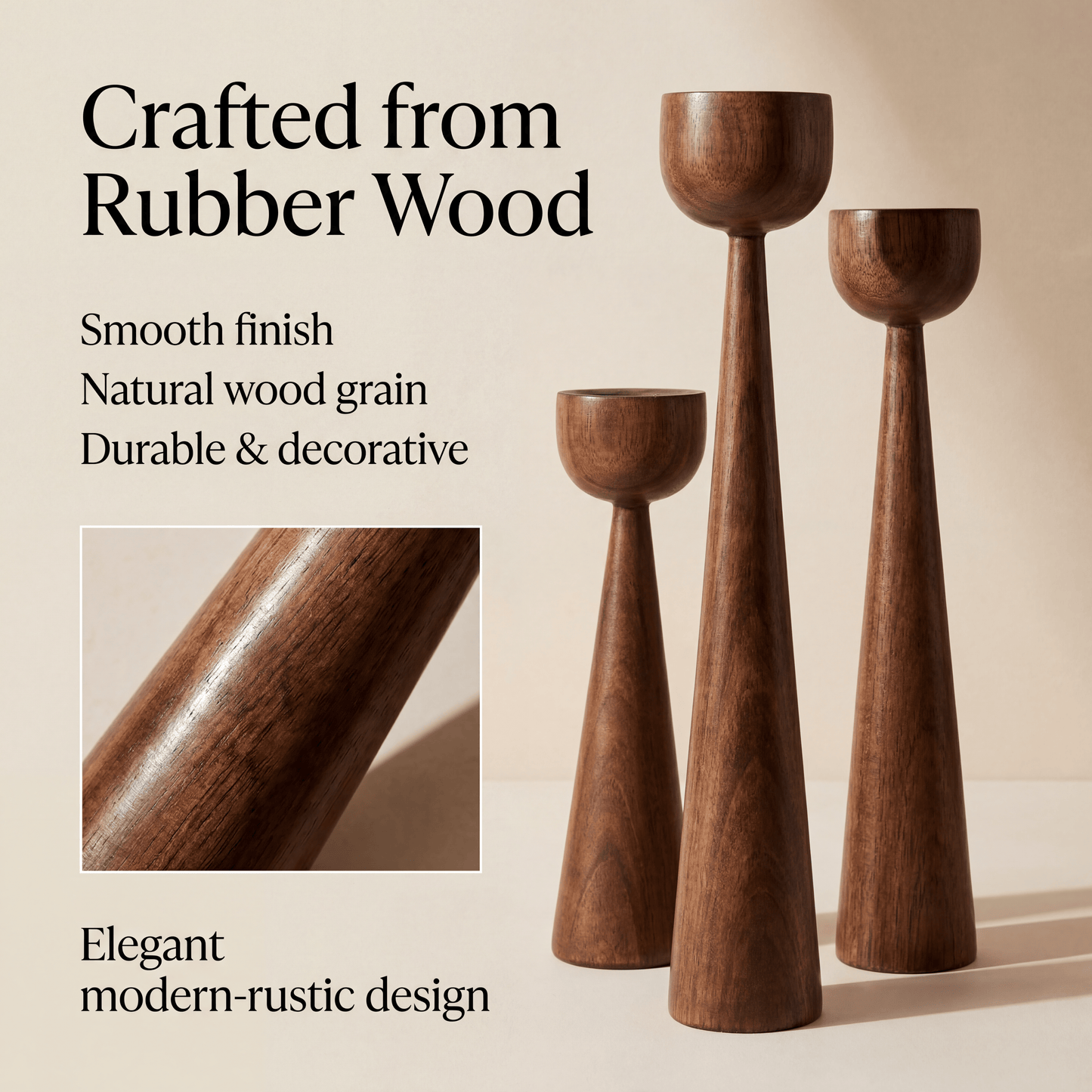 Luma 3-Piece Candle Holder Set